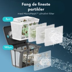 Aiper Scuba S1 Poolrobot &ndash; Tr&aring;dl&oslash;s reng&oslash;ring af bund, v&aelig;gge og vandlinje